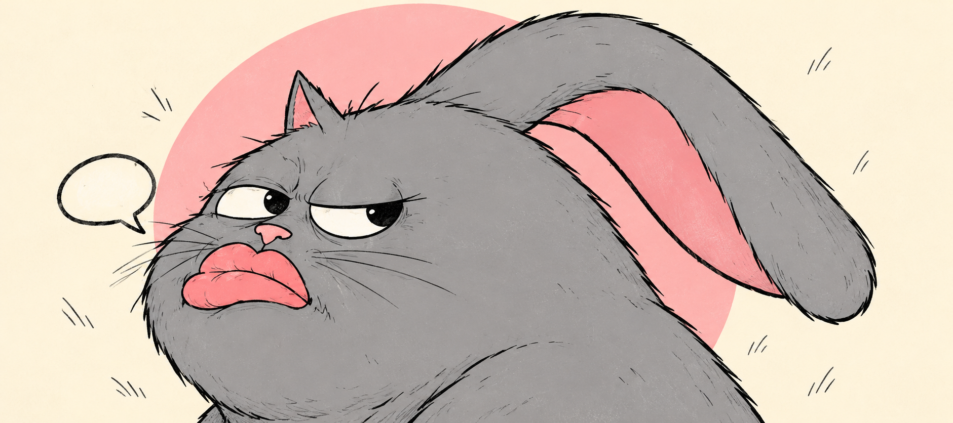 Close-up portrait of Grumpkin